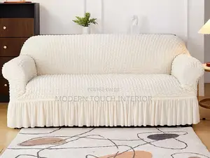 3 Seater White Sofa Cover