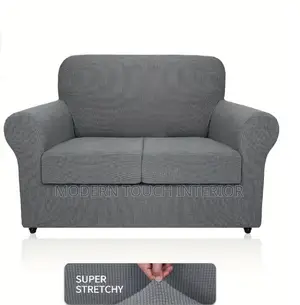 Plain 2 Seater Sofa Cover- With Cusion Cover