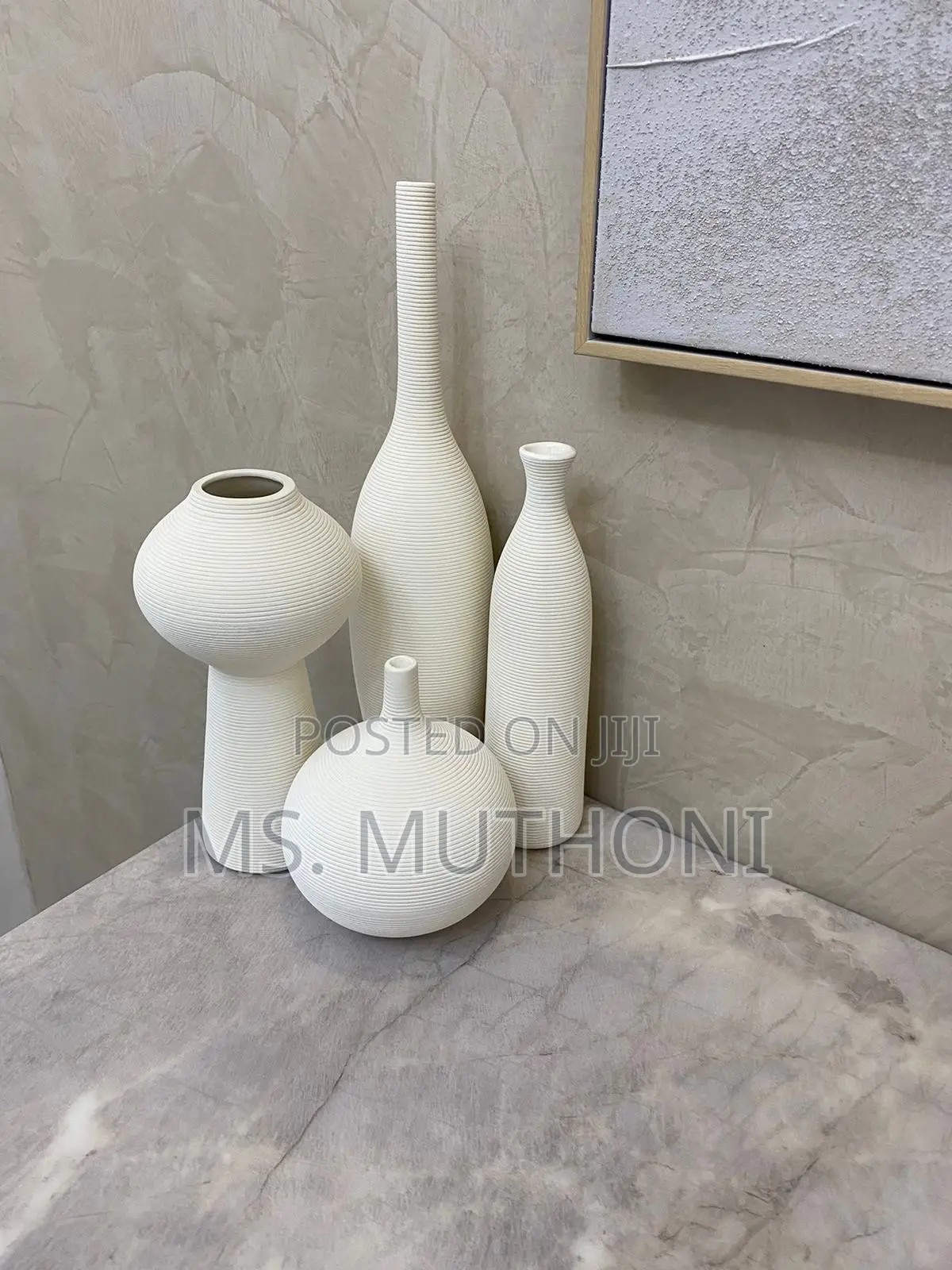 4 in 1 Ceramic Decor Vases Set