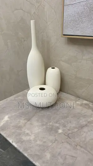 Quality Simple Ceramic 3 in 1 Modern Home Decor Vase Se