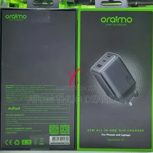 Oraimo Hypergan 65W Phone Laptop Allin One Charger