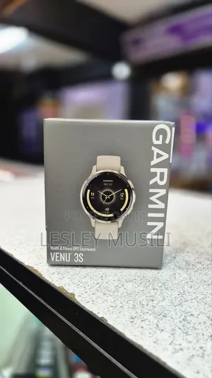 Garmin Venu 3S Soft Gold Stainless Steel Bezel 1.2-Inch