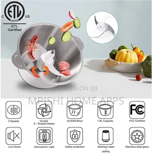 2L Electric Food Chopper