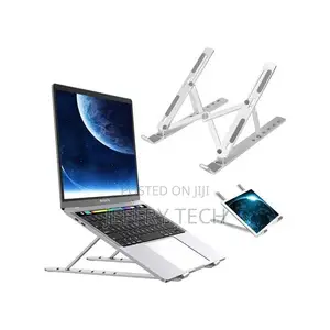 Metallic Laptop Stand for Laptops and Tablets