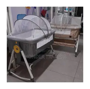 Foldable Rocking Baby Bassinet, Crib, Cot With Wheels