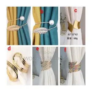 *Metallic Buckle Curtains Holders*