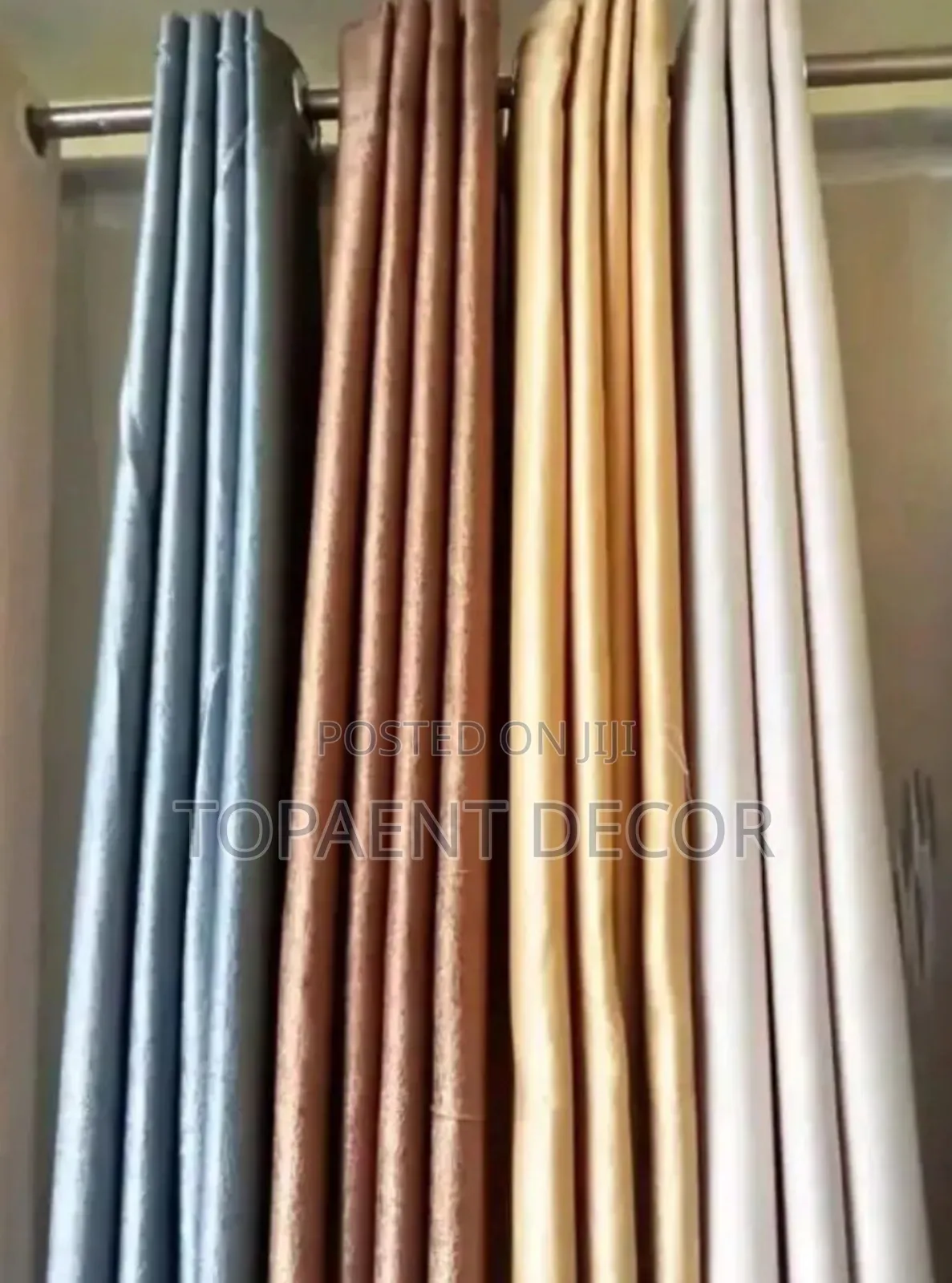 Plain Simple Colourful Window Curtains
