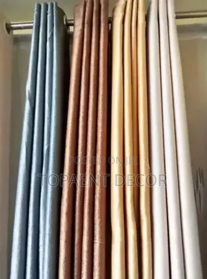 Plain Simple Colourful Window Curtains