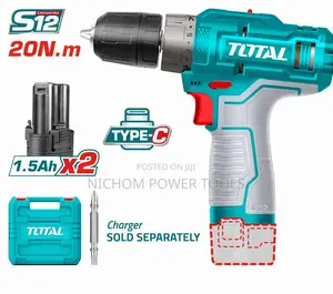 Total TDLI12202 Cordless Drill 12V