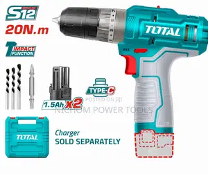 TOTAL TIDLI12202 Cordless Impact Drill 12V