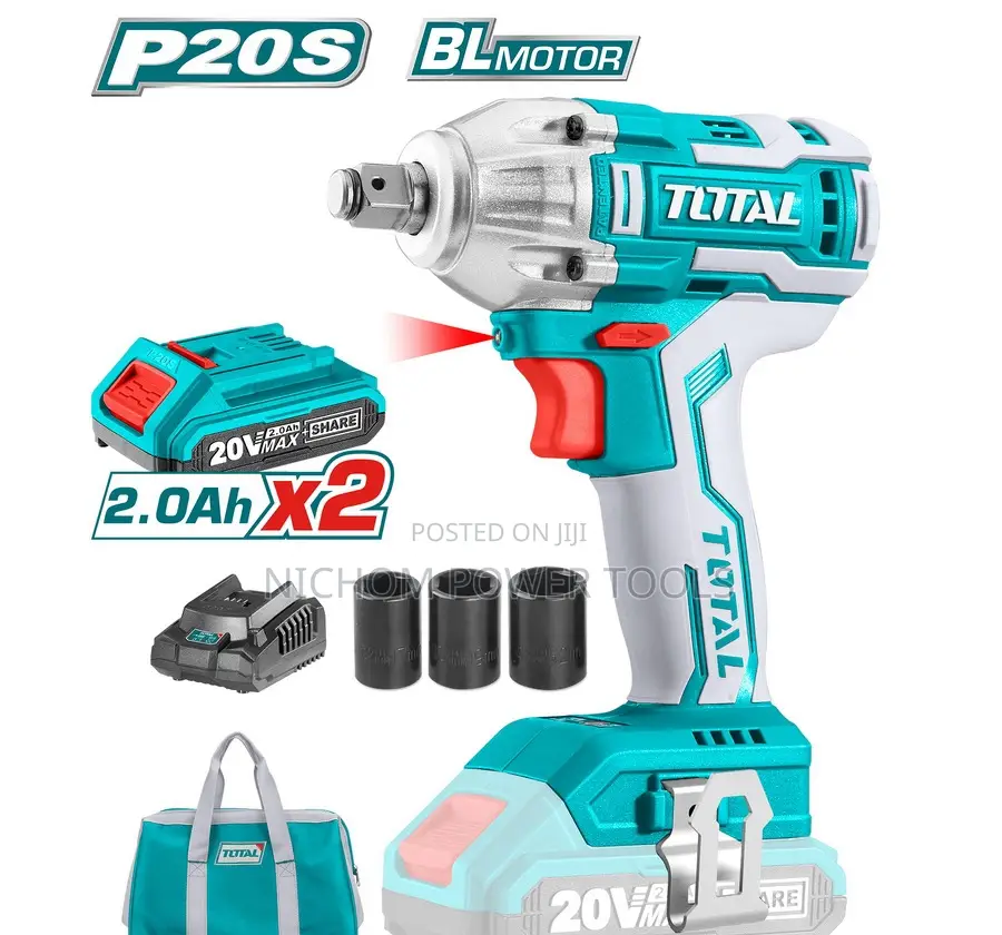 Total TIWLI2001 Lithium-Ion Impact Wrench 20V