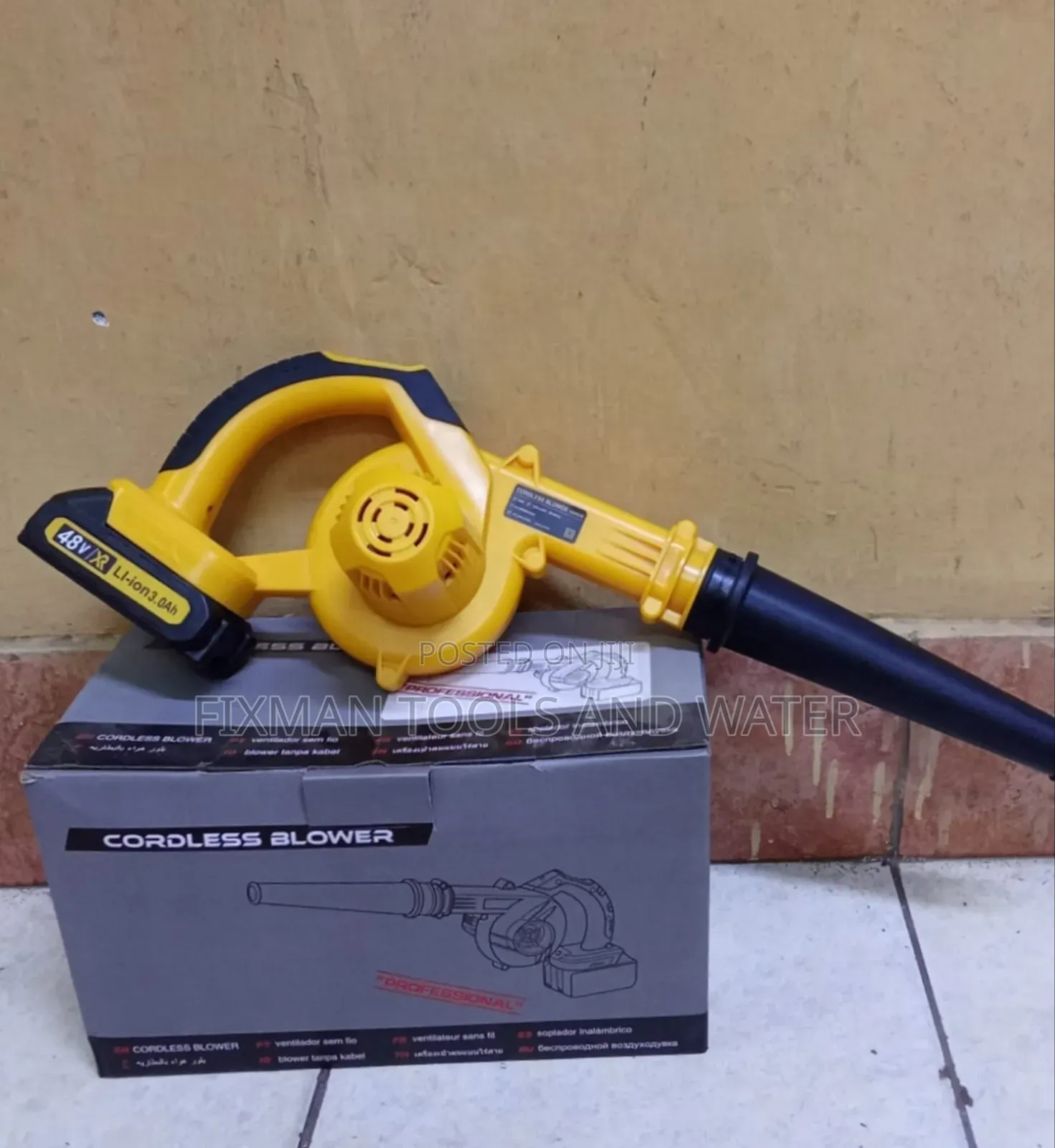 Cordless Aspiration Blower 2 Batteries