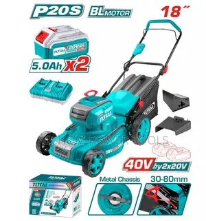 Total TLMLI20186 Cordless Lawn Mower 40V(20V+20V)
