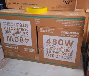 Latest Hisense 3.1ch Hs3100 Sound Bar Wireless Subwoofer