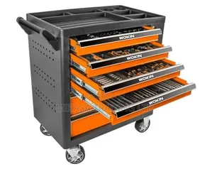 163pcs Roller Cabinet Tool Box Complete With Tools