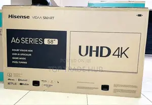 Hisense A6 Series 58 Inch Uhd Ai TV