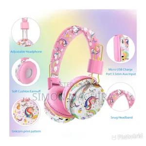 Kids Headphones. Pink Headphones