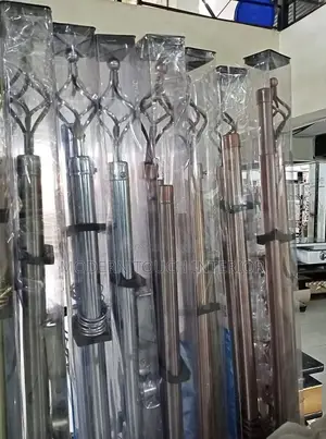 2 Meter Double Curtain Rods- All Colors Available
