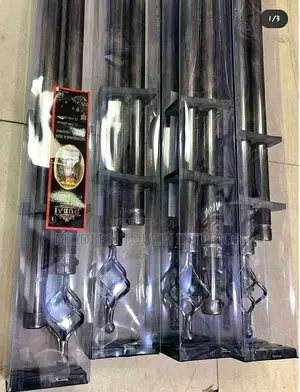 Black 3 Meters Double Curtain Rod