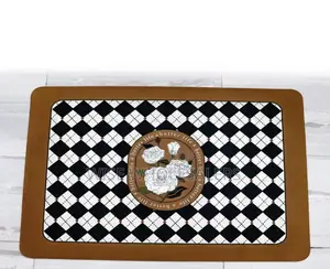 Classic Absorbent Bathroom Mat Ant-Slip Shower Bath Mat *