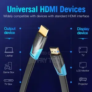Vention VAA-B02-L1000 High Speed Flat HDMI Cable 10 Meter