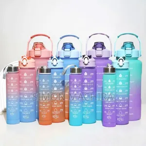 3 Water Bottle Set / Motivational Water Bottle Set