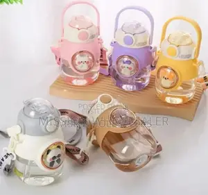 >820ml Children Water Bottle With 3d Stickers •° •Available.
