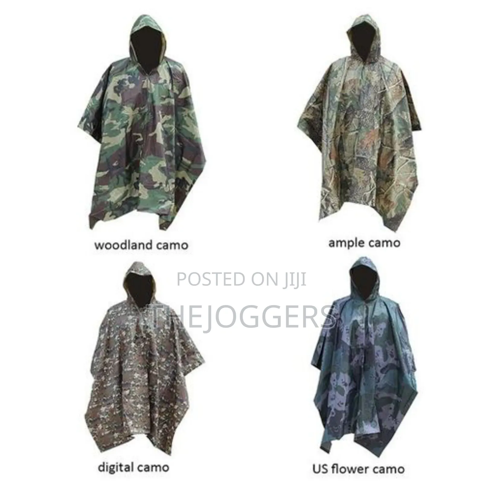 Rain Gear Poncho Camo Poncho Waterproof