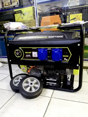 Wasp Generator 7.5KVA Key Start, Wheels and Handles