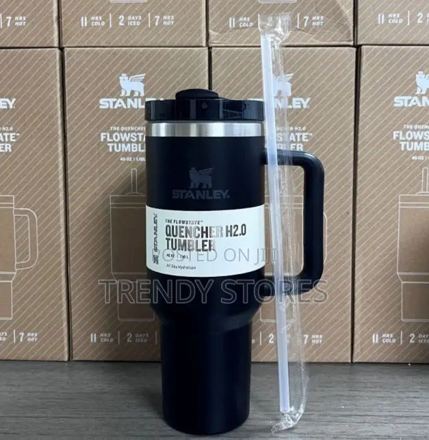 Black Stainless Steel Stanley Mug