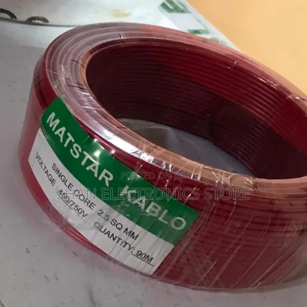 Single Electrical Wiring Cable - 1.5mm Single Electric