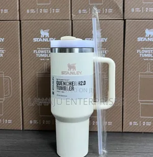White Vacuum Insulated Stanley Cup