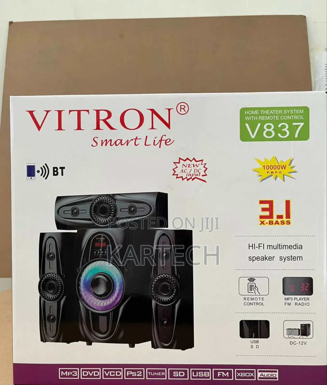 Vitron V837 Multimedia Sound System 3.1CH