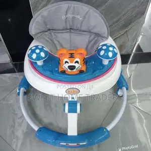 Foldable Baby Walker Blue