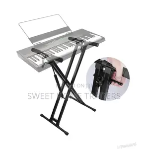 Piano/Keyboard Stand With Locking Stands Double X Shape