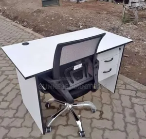 Office Desk and Office Chair.