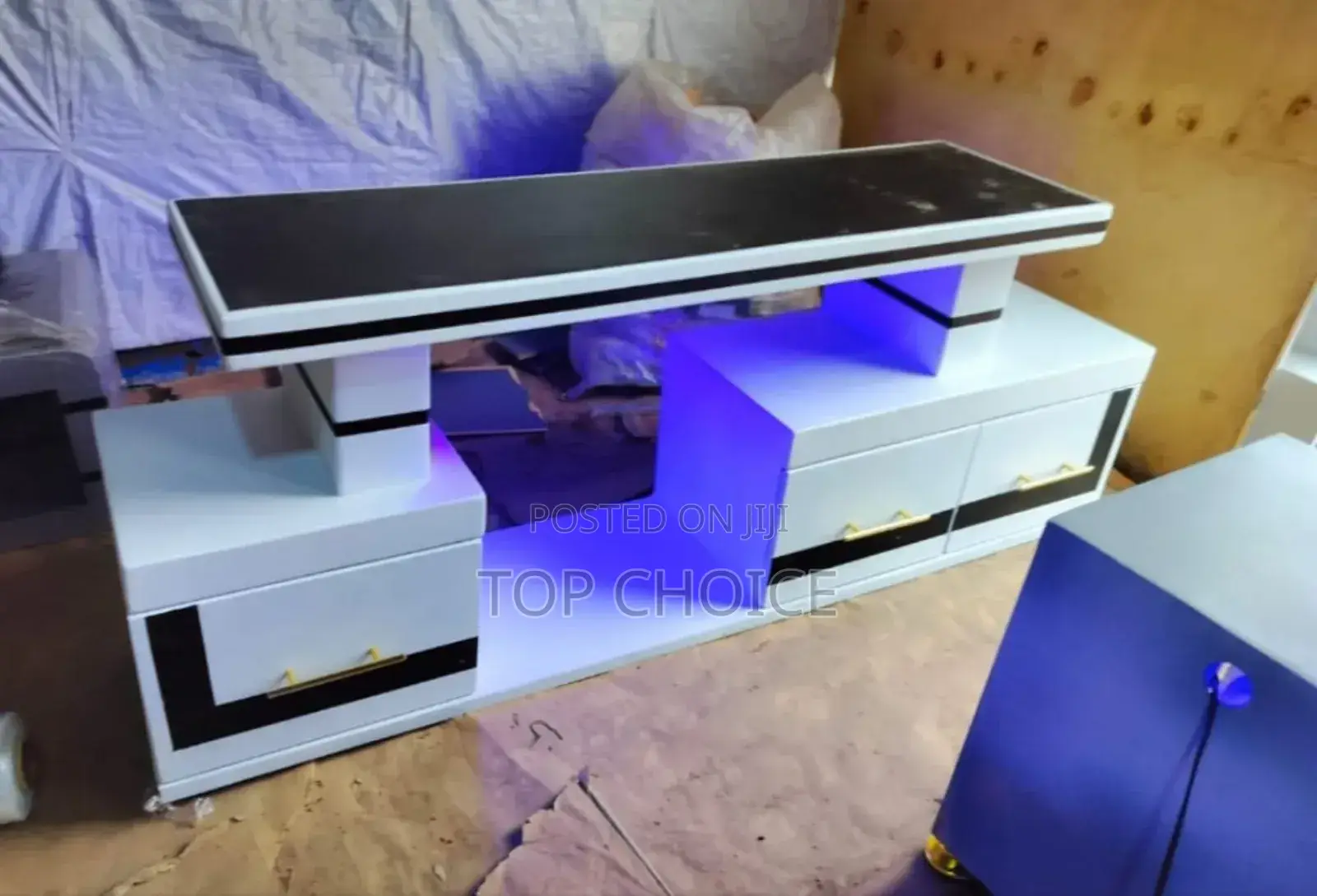 Tv Stand With LED Lights