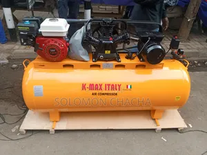 Kmax Italy 300L 2 in 1 Air Compressor Engine 7.5hp Motor 4hp
