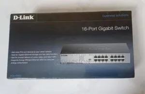 D-Link 16-Port Gigabit Unmanaged Desktop/Rackmount Switch