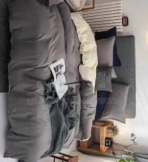 Grey Cotton Duvet Cover
