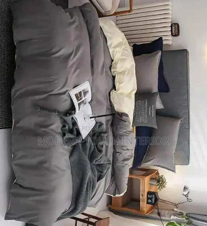 Grey Cotton Duvet Cover