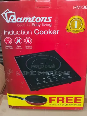 Ramptons Induction Cooker Free Pan