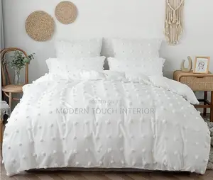 White Tufted Duvet
