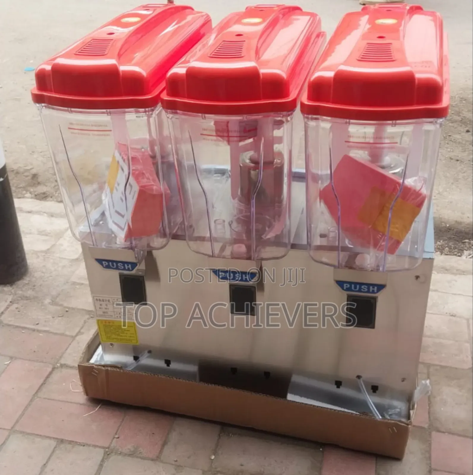 Three Column Juice Dispenser