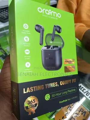 Excellent Oraimo Earbuds , Powerful Dynamic Sound 50 Hours