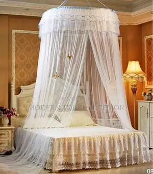 White Round Mosquito Nets