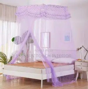 Purple Top Square Mosquito Net
