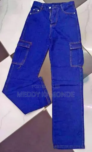 Classy Side Pocket Cargo Pants/Mom Jeans