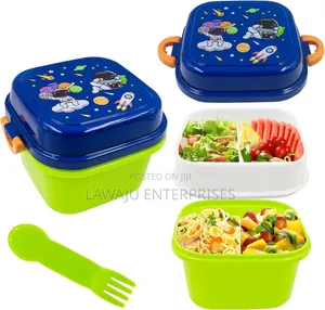 Cartoon Double Layer Lunch Box