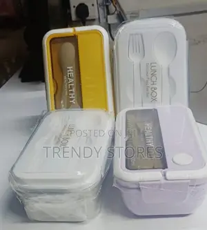 Plastic Lunch Box With Cutlery